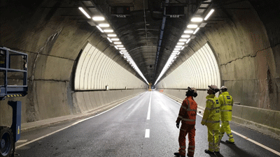 Brynglas Tunnels - after the project